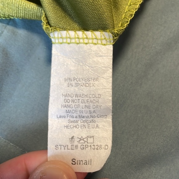 Y2K Soft Grunge Mini Dress Small 00s Green Ruched Glow Passion Spandex Brat Rave - Picture 13 of 13